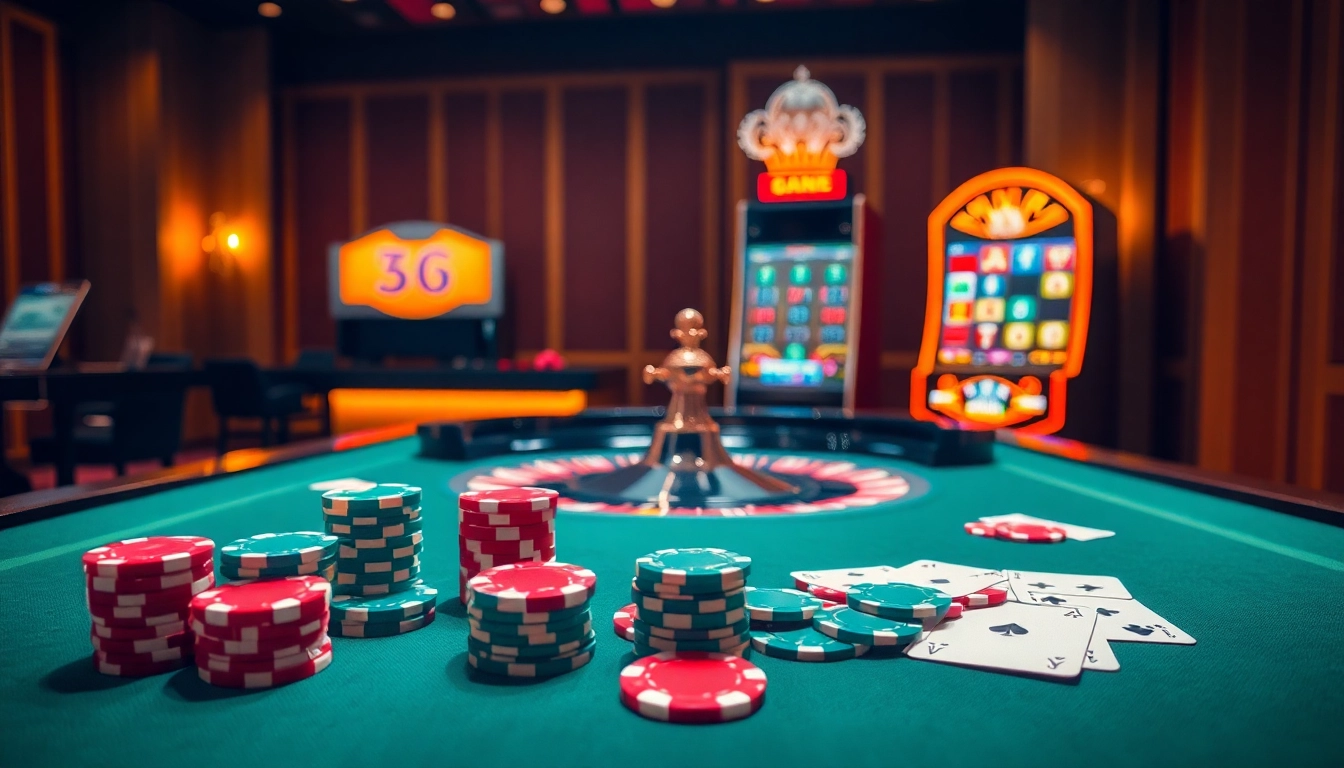 Experience high-stakes gaming action at https://lode88.auction/ with a luxurious roulette table and vibrant chips.