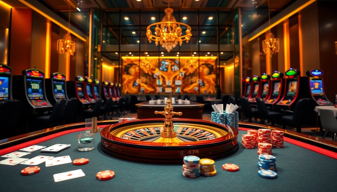 Experience the excitement of online gaming at loto188.gb.net with vibrant casino elements.