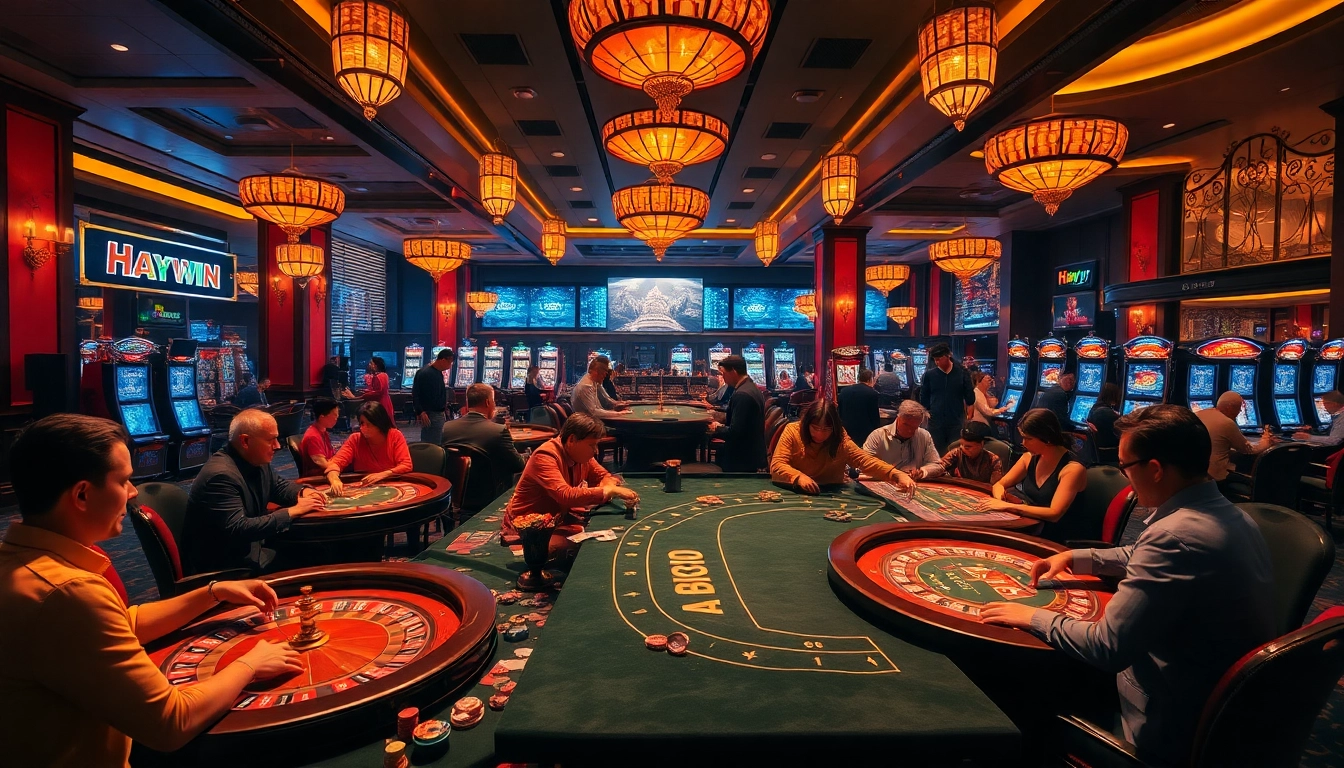 Experience the excitement of Haywin with engaging casino games and vibrant betting activity.