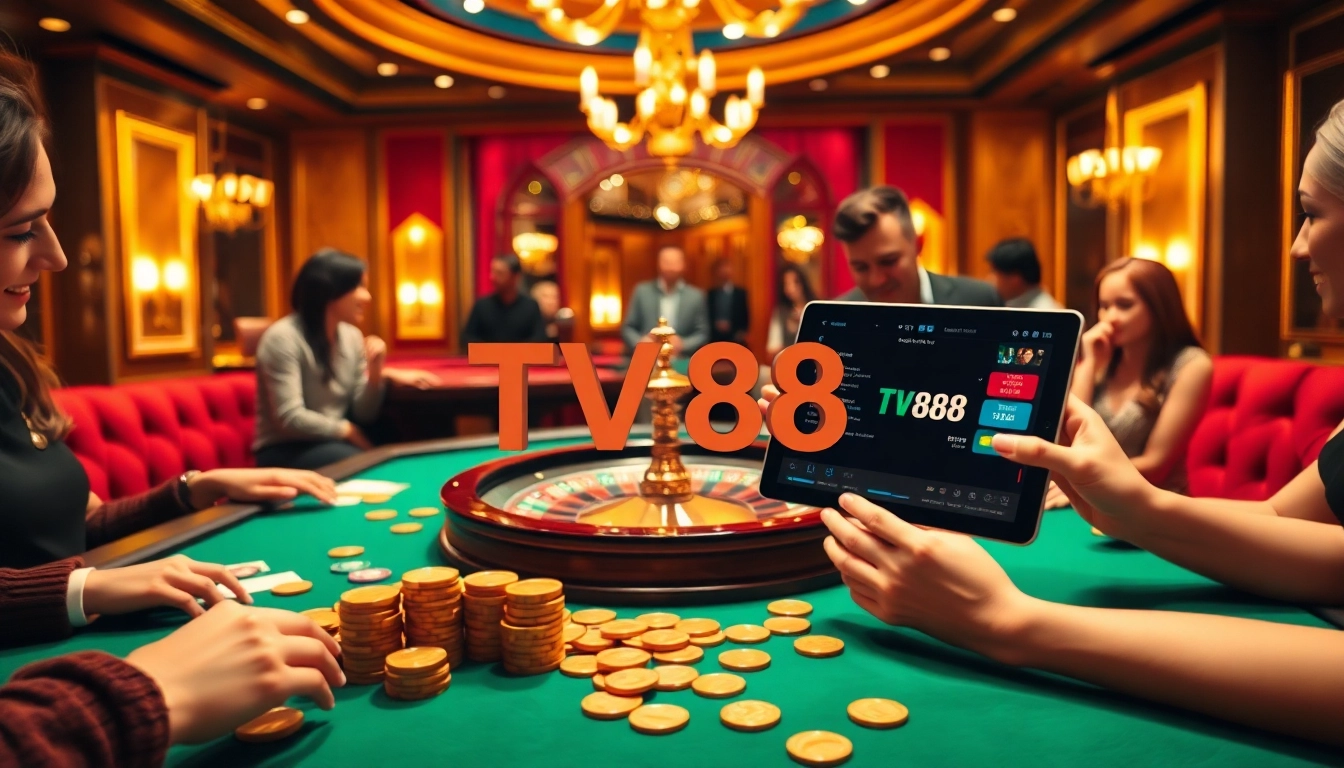 Experience the excitement of betting at https://tv88.limited/ with vibrant casino visuals and action-filled gambling moments.