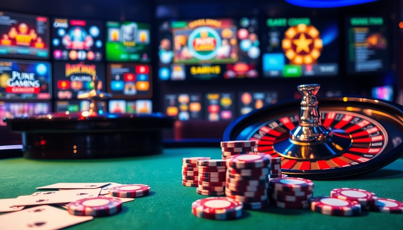 Experience the excitement of gambling with Link Xin88 at a modern casino table.