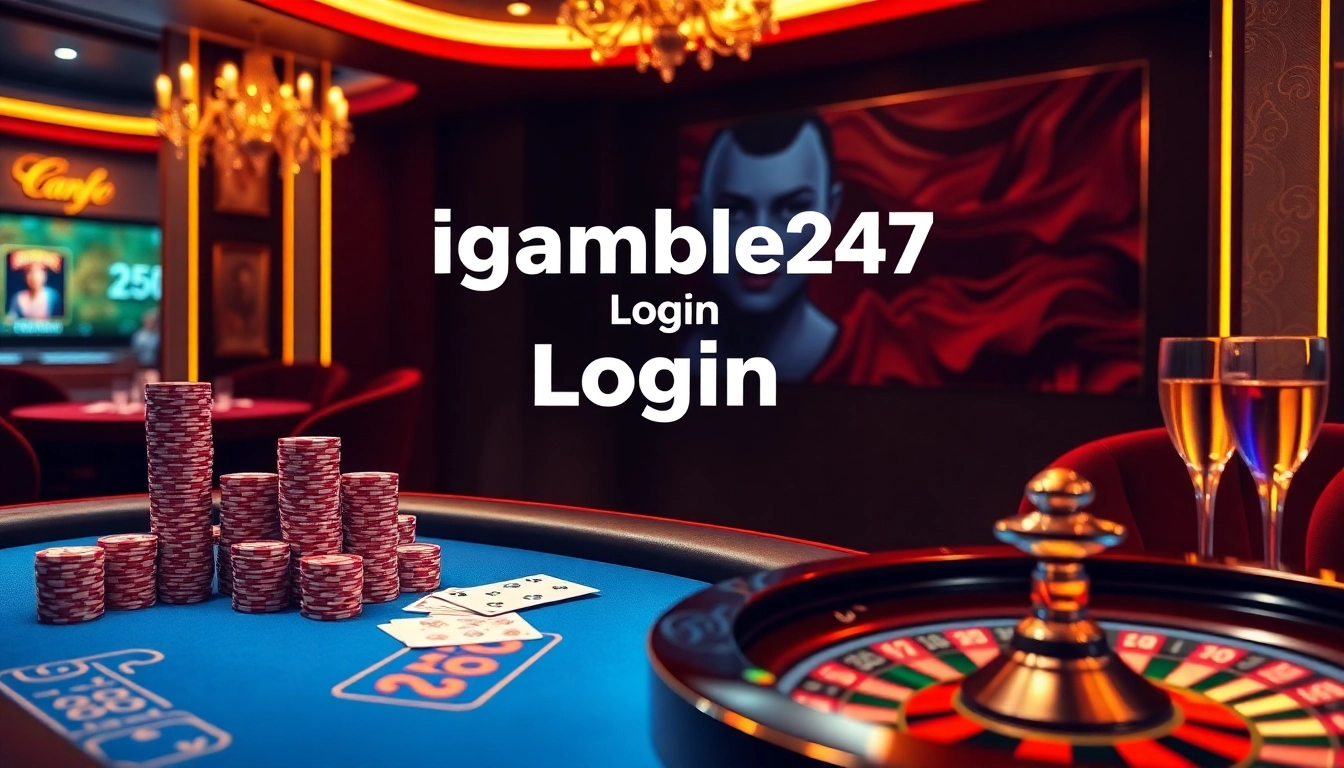 Experience the excitement of Igamble247 Login at a luxurious online casino featuring vibrant games.