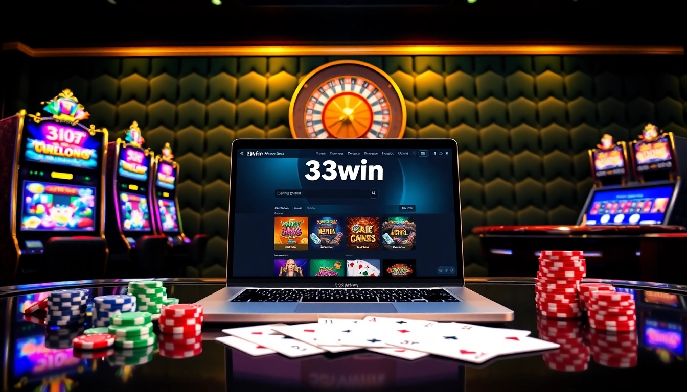Experience the thrill of gambling with 33winn's exciting online casino atmosphere.